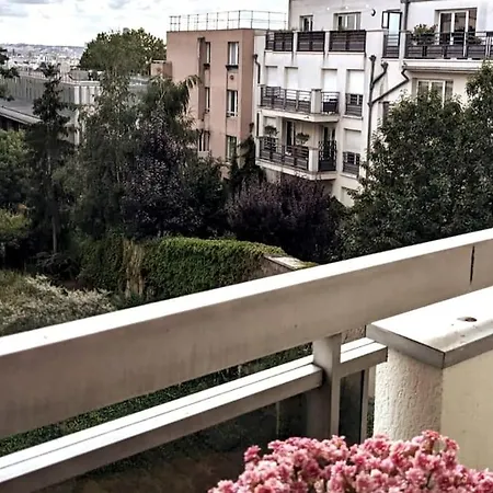 Lägenhet Studio Balcon Buttes Chaumont *
